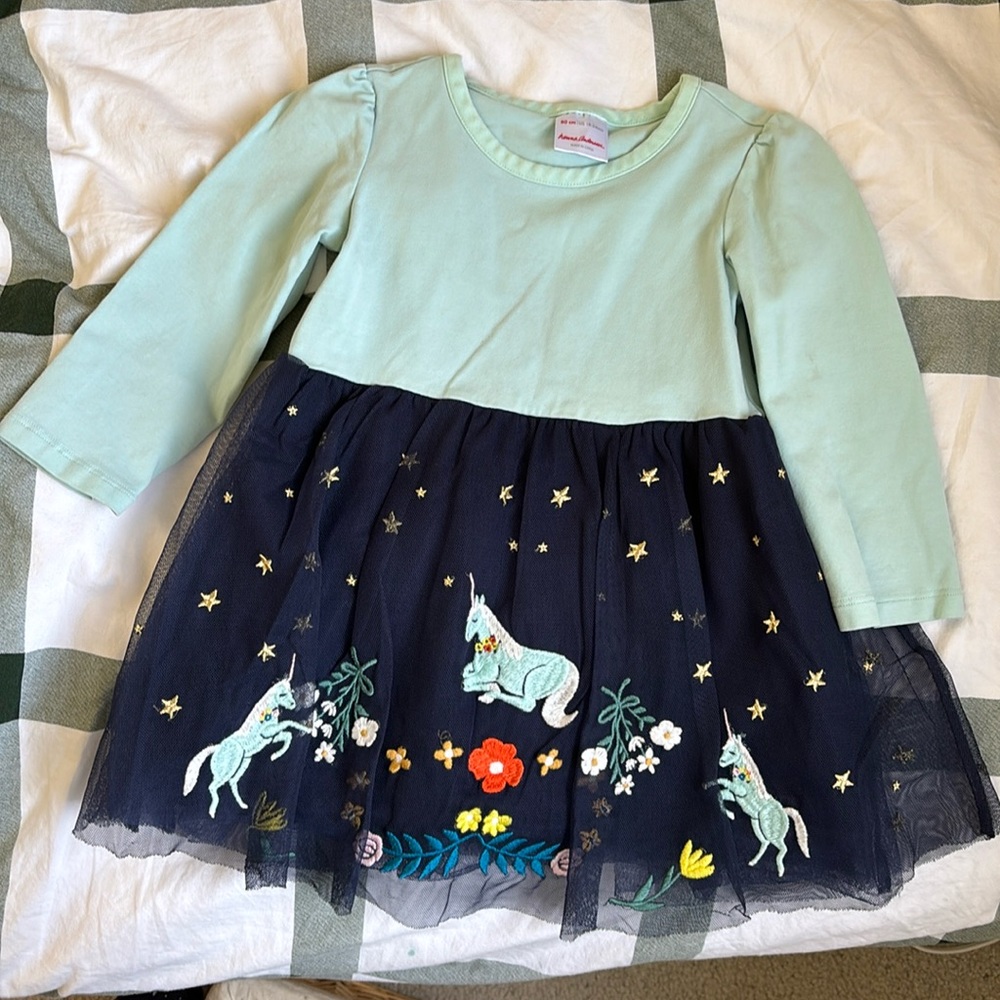 Hanna Andersson unicorn tulle dress